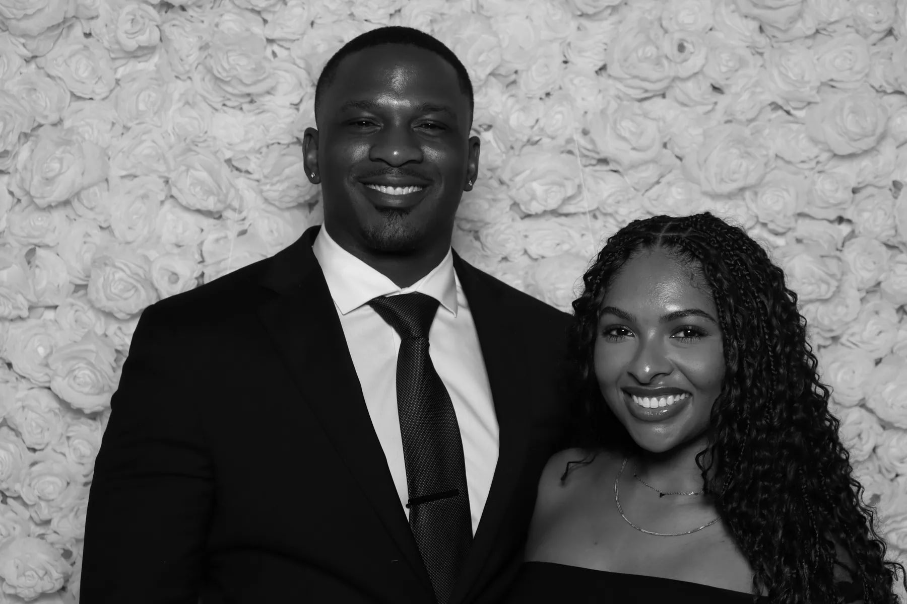 Wedding guests at the Richemond Ever After photo booth