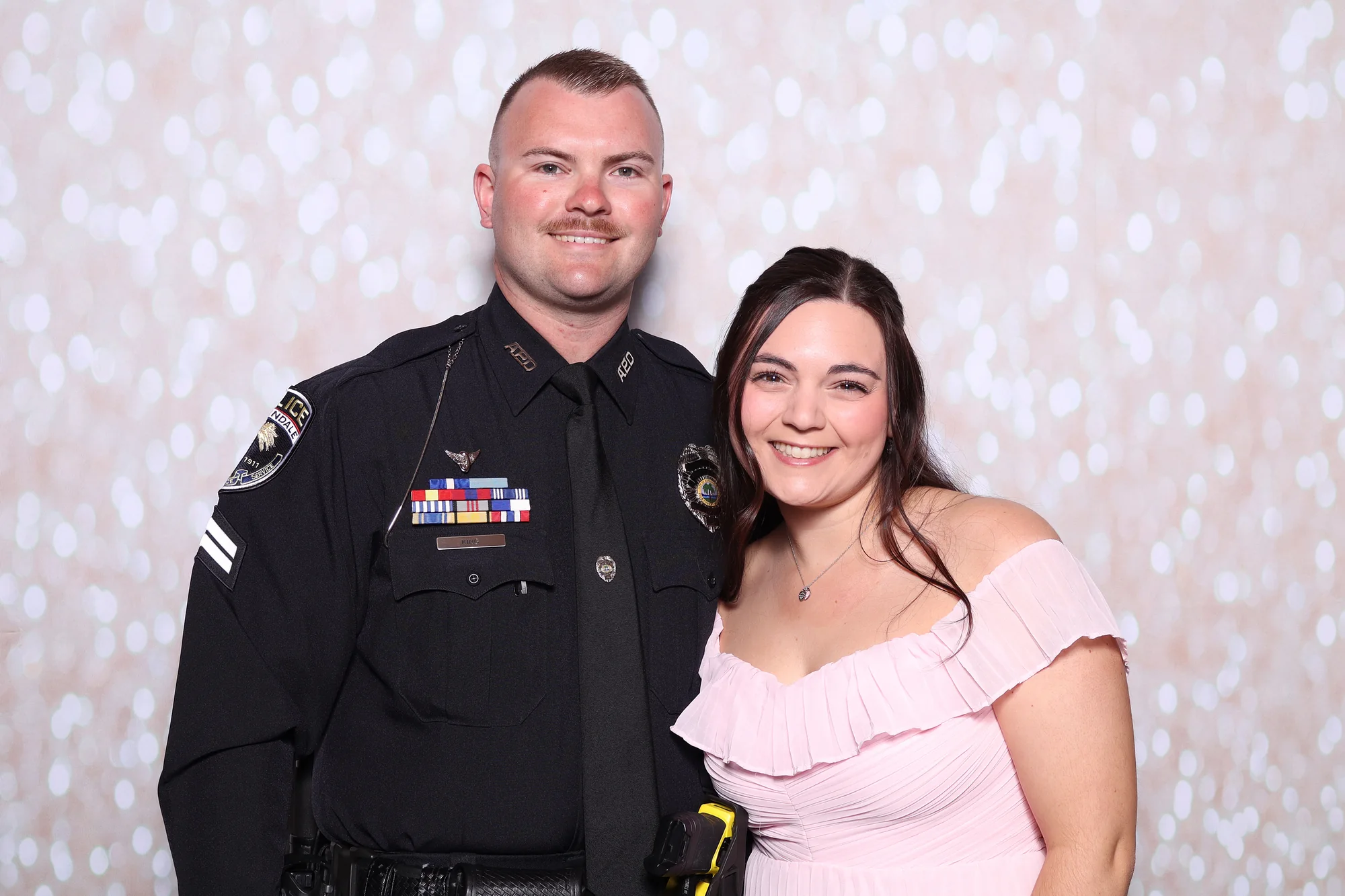 Community partners posing together at a MADD Central Florida gala