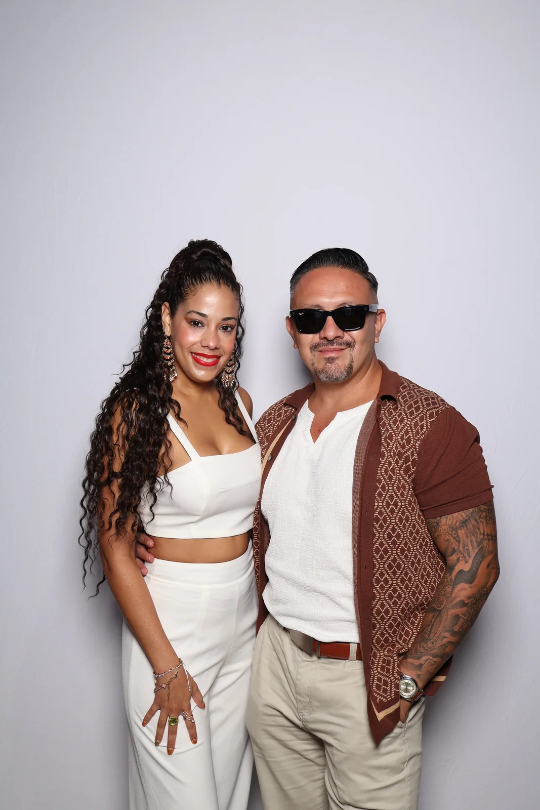 Guests at the Summer Issue Launch Soirée photo booth activation