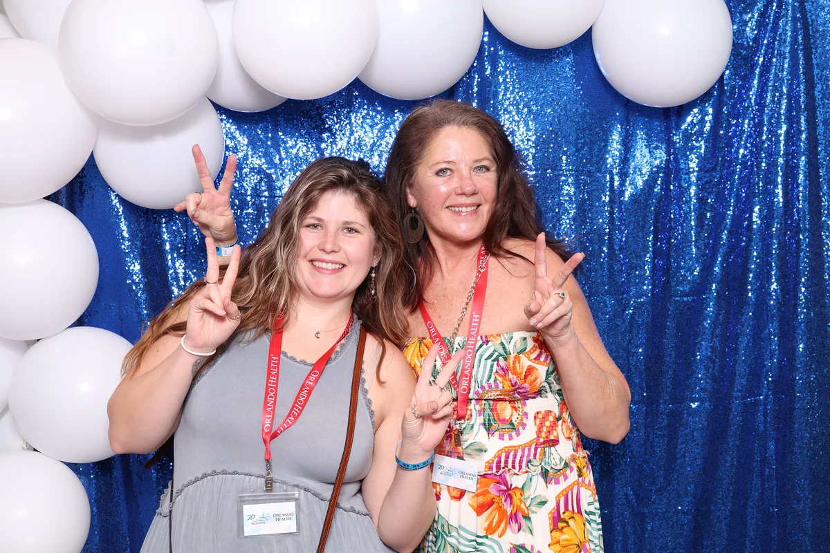 VIP guests at the Taste of Lake Mary photo booth experience